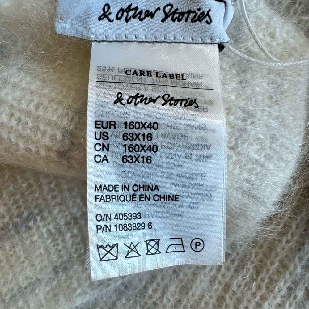 & Other Stories
Mohair Blend Marled Scarf - Picture 7 of 8